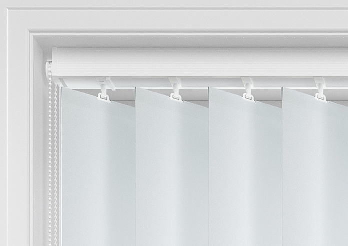 Trinity (FR Blackout), Silk White - Vertical Blind - Image 11